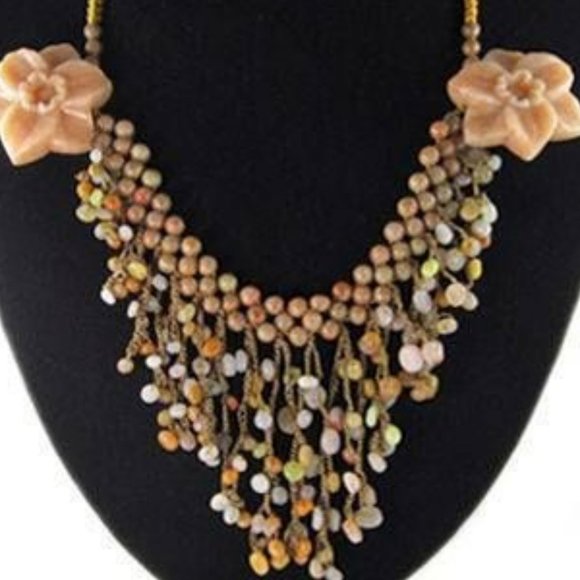 Flower Power Jasper Semi-Precious Stone - Picture 2 of 5